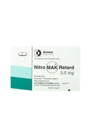 نيتروماك ريتارد 2.5مجم 60 قرص